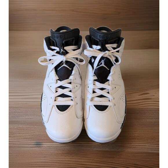 Air Jordan 6 VI Retro Reverse Oreo Black & White Sneakers Men\'s SZ 8 CT8529 112 main image 4